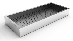 Photo 1 matériel référence 7013-2715: Bac à glace pilée en construction 4/1 gn