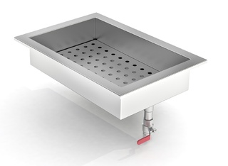 photo 1 bac à glace pilée intégré 1/1 gn