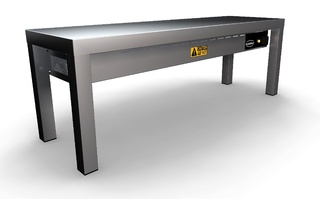 photo 2 étagère chauffante en céramique 1 niveaux 1000  3 heaters of 250w