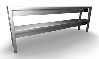 photo 2 étagère chauffante en céramique 2 niveaux 1800  10 heaters of 250w