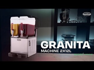 photo 4 machine à granitas professionnelle noire 2x12l