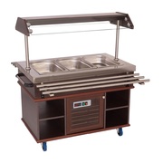 Photo pour représenté les buffets chauds en vente