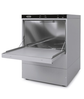 photo 2 lave-verre panier 400 x 400 mm monophasé avec doseur de détergent et pompe de vidange