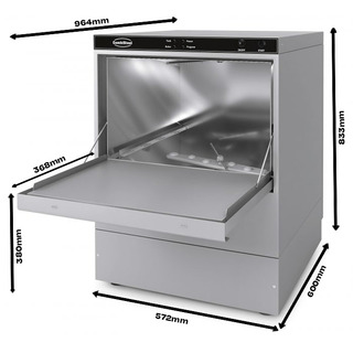 photo 2 lave-vaiselle chargement par l'avant ent 500-230 dp   avec pompe d'écoulement