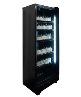 photo 4 réfrigérateur 1 porte en verre noir sve-450 bl