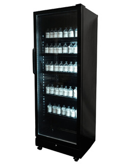 photo 3 réfrigérateur 1 porte en verre noir sve-450 bl