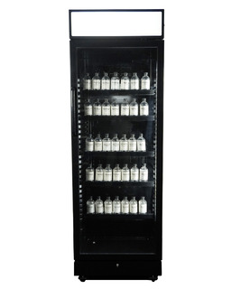 photo 4 réfrigérateur 1 porte en verre noir avec canopy sve-450 blc