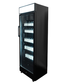 photo 3 réfrigérateur 1 porte en verre noir avec canopy sve-450 blc