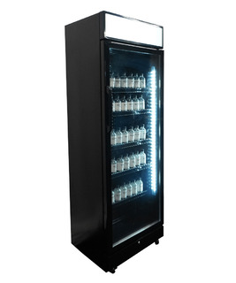 photo 5 réfrigérateur 1 porte en verre noir avec canopy sve-450 blc