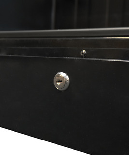 photo 7 réfrigérateur 1 porte en verre noir avec canopy sve-450 blc