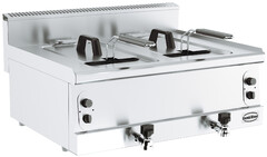 Photo 1 matériel référence 7178-0085: Friteuse a gaz. 2x8l