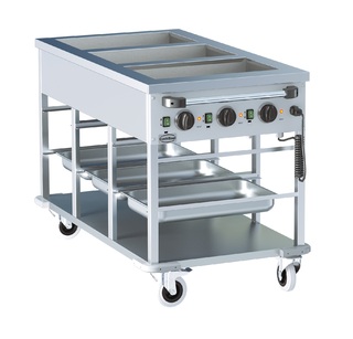 photo 1 bain-marie trolley 3/1.