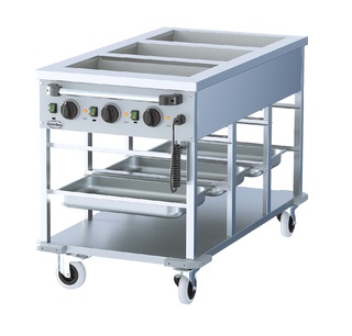 photo 2 bain-marie trolley 3/1.