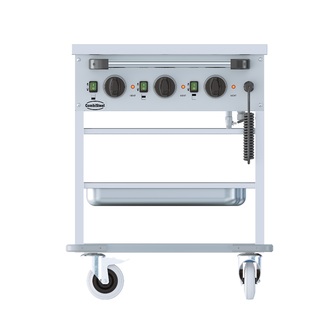 photo 3 bain-marie trolley 3/1.