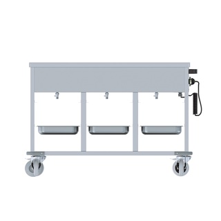 photo 4 bain-marie trolley 3/1.