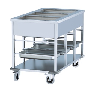 photo 5 bain-marie trolley 3/1.