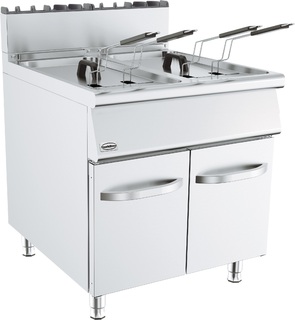 photo 1 friteuse à gaz. 2x19l