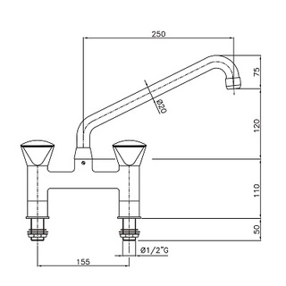 photo 2 mélangeur avec 2-trous