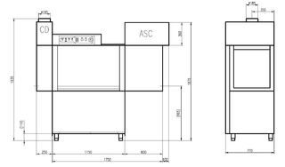photo 2 pl lave-vaiselle transporteur en rack asc cd