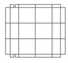 Photo 1 matériel référence 7280-0115: Grille de support en acier inox