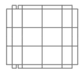 photo 1 grille de support en acier inox