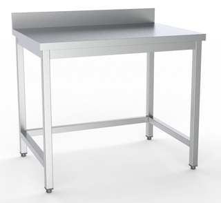 photo 1 plan de travail dessous ouvert bord relevé démontable 1200