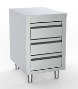 Photo 1 matériel référence 7333-0280: Table de travail avec 3 tiroirs 500