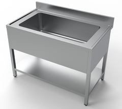 Photo 1 matériel référence 7333-1300: Plonge  1 grand bac de 960 mm – 1200 x 700 x 850h