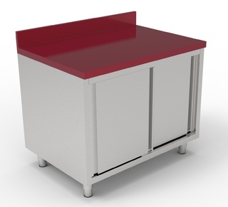 photo 1 table de découpe avec portes coulissantes 1600