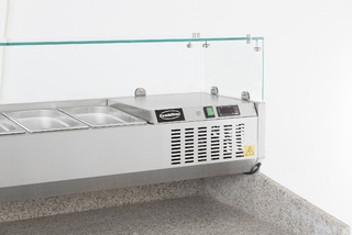 photo 3 vitrine réfrigérée 1/4 gn x 8