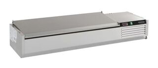 photo 1 vitrine réfrigérée couvercle en acier inox 1/3gn x 9