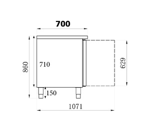 photo 2 table congélateur 3 portes