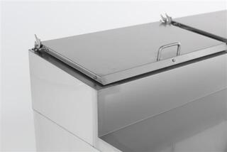 photo 4 saladette 2 portes 6x1/3gn récipient