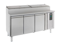 Photo 1 matériel référence 7450-0104: Saladette 3 portes 8x1/3gn récipient