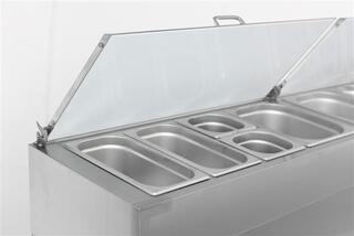 photo 3 saladette 3 portes 8x1/3gn récipient