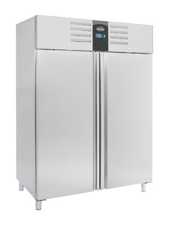 photo 1 réfrigérateur en acier inox 2 portes 1400l energy line