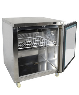 photo 7 réfrigérateur/congélateur en acier inox commutable 1 porte