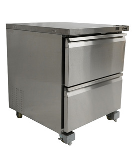 photo 5 réfrigérateur/congélateur en acier inox commutable 2 tiroir