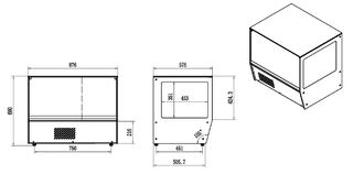 photo 2 vitrine réfrigérée 159l