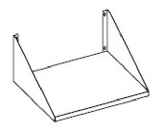 photo 2 étagère pour micro-onde pour 7455.1660