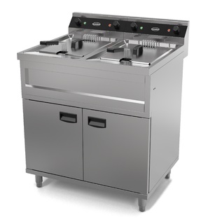 photo 1 friteuse électriques 2x12l 2x9kw