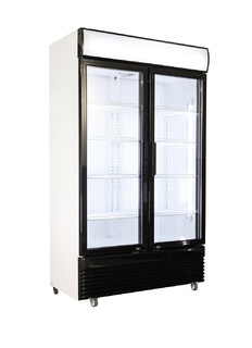 photo 1 réfrigérateur 2 portes en verre bez-780 gd