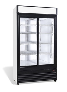 photo 1 réfrigérateur avec portes coulissantes en verres bez-750 sl