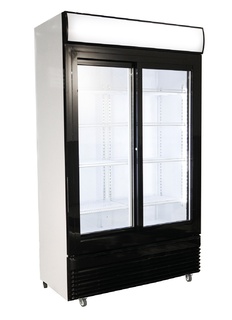 photo 1 réfrigérateur avec portes coulissantes en verres bez-780 sl