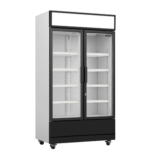 photo 1 réfrigérateur 2 portes en verre fcu-750