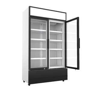 photo 2 réfrigérateur 2 portes en verre fcu-750