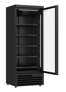 photo 3 réfrigérateur 1 porte en verre noir jde-600r bl