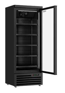 photo 3 congélateur 1 porte en verre noir jde-600f bl