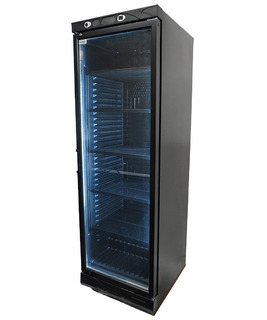 photo 2 réfrigérateur 1 porte en verre 382l noir sans canopy