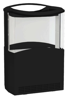photo 1 réfrigérateur noir pour achats impulsifs 110l